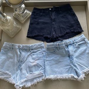 PacSun Womens jean shorts, Size 24